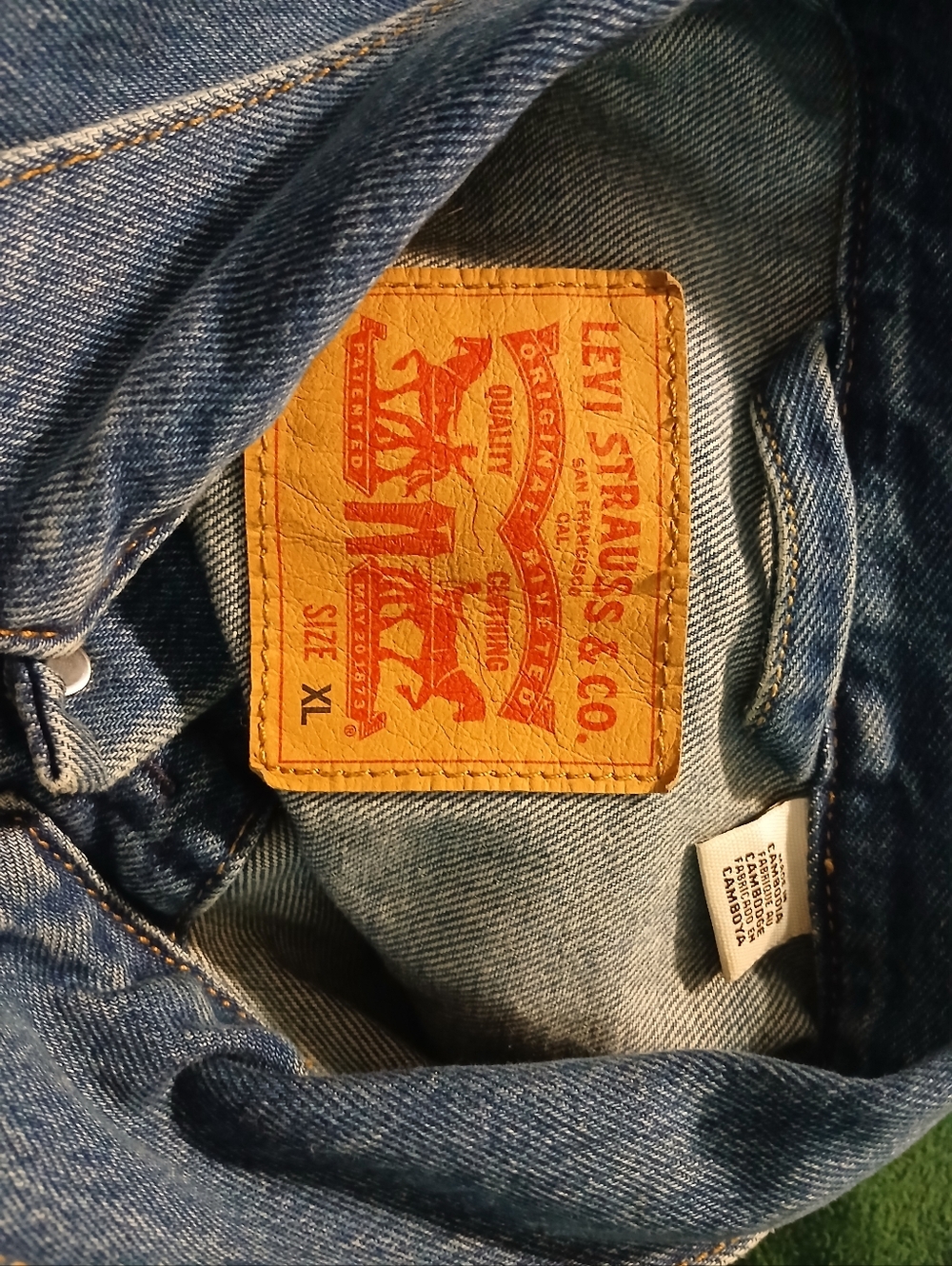 Levi's Classic Blue Denim Jacket - Men's Workwear - Picture 3 of 6